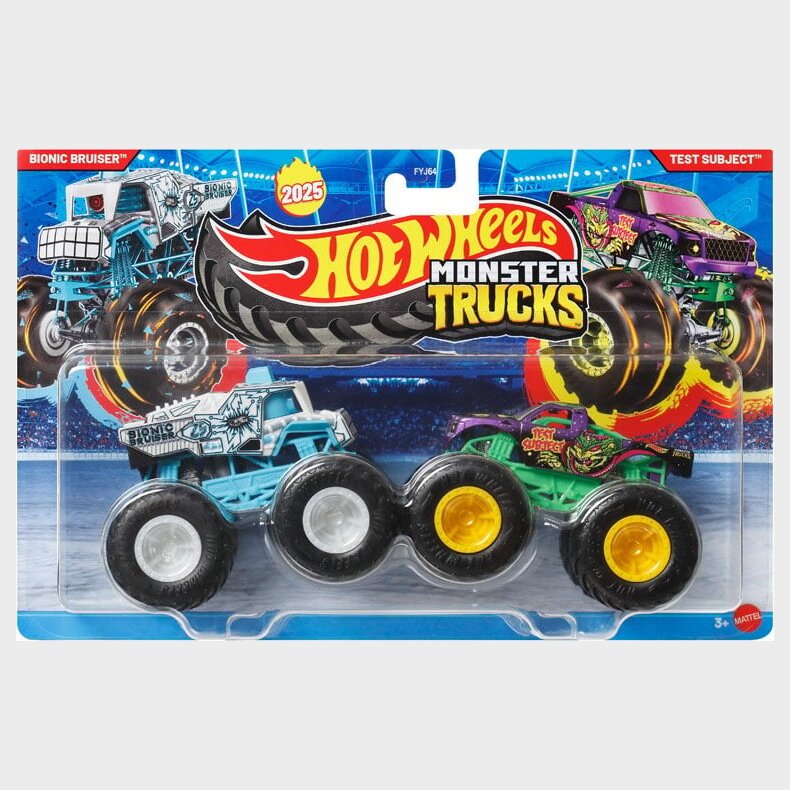 Hot Wheels - Monster Trucks 1:64  - Bionic Bruiser Vs Test Subject (jcc68)