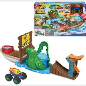 Hot Wheels - Monster Trucks - Color Shifters - Swamp Chomp