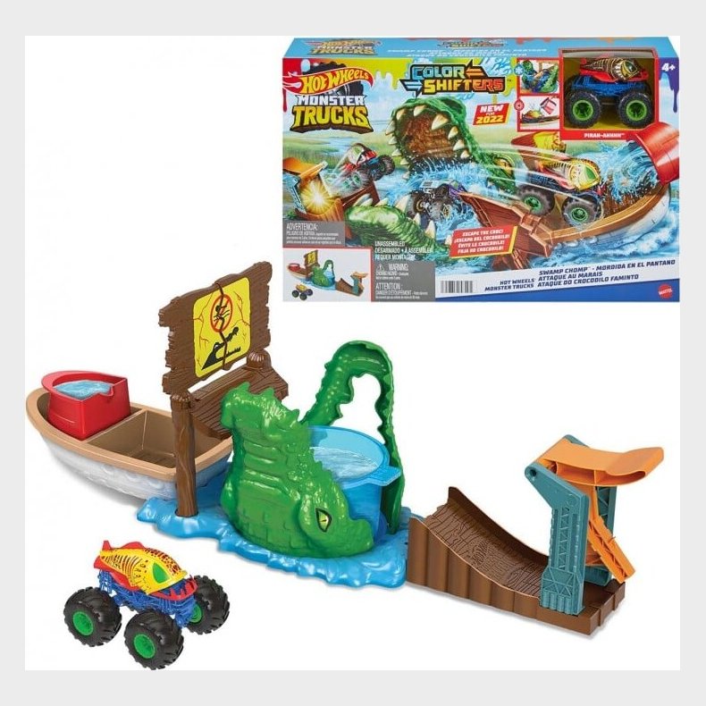 Hot Wheels - Monster Trucks - Color Shifters - Swamp Chomp