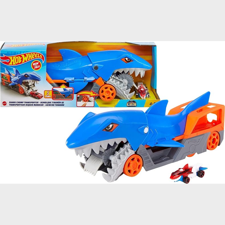 Hot Wheels - Shark Chomp Transporter Leges�t