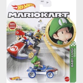 Hot Wheels - Mario Kart - Baby Luigi