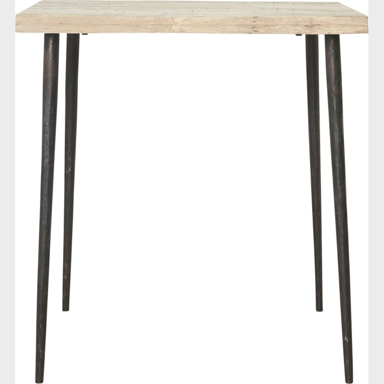 House Doctor - Spisebord Til 2 Personer - Hdslated - Mangotr Jern - 70x70 Cm