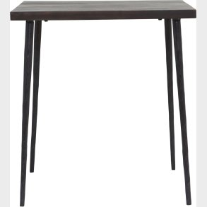 House Doctor - Spisebord Til 2 Personer - Slated - Sortbejdset - 70x70 Cm