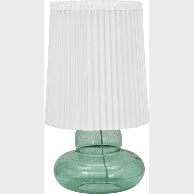 House Doctor - Bordlampe - Ribe - Glas - Grn - H 55 Cm