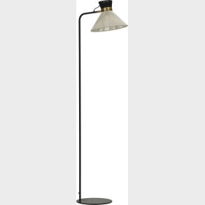 House Doctor - Gulvlampe - Cord - Sort - 132 Cm