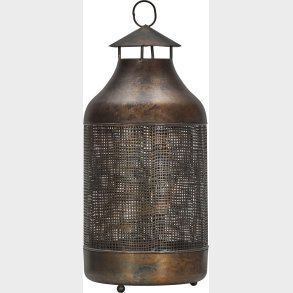 House Doctor - Hurricane Lanterne - Hdnett - Antik Brun - H 37 Cm