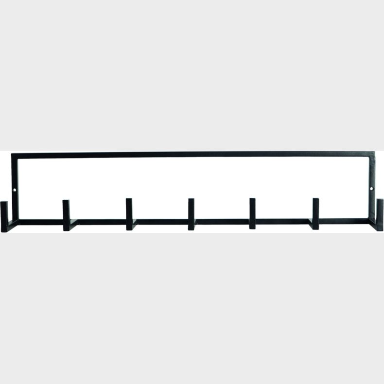 House Doctor - Knagerkke - Rack - Sort - 12x8x60 Cm