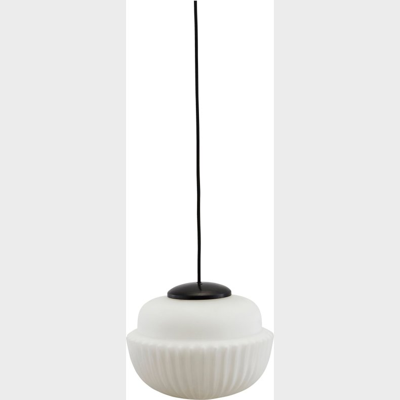House Doctor - Pendel Lampe - Acorn - Hvid -  29 Cm