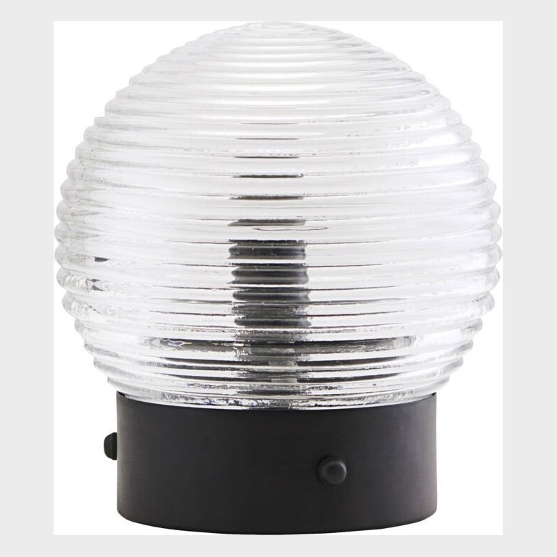 House Doctor - Bordlampe - Daia - Glas - Gr - H 17 Cm