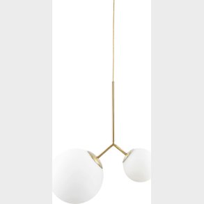 House Doctor - Pendel Lampe - Twice - Hvid - H 70 Cm