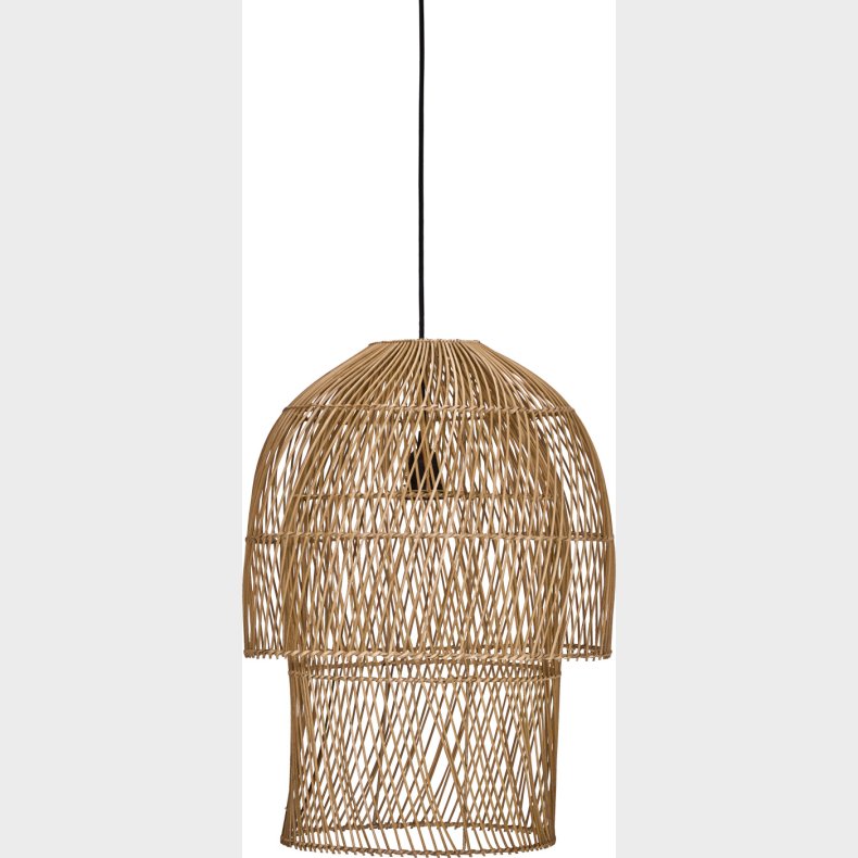House Doctor - Lampeskrm - Getti - Rattan - Natural -  40 Cm