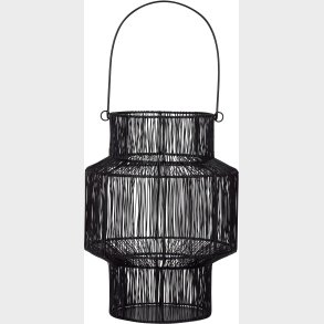House Doctor - Lanterne - Alive - Metal - Sort - H 37 Cm