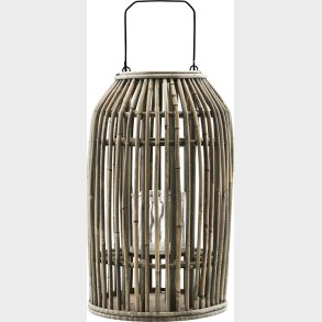 House Doctor - Lanterne - Ova - Natur - Rattan - H 42 Cm