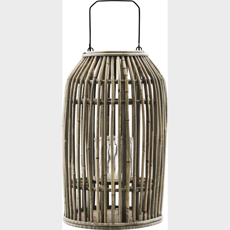 House Doctor - Lanterne - Ova - Natur - Rattan - H 42 Cm
