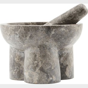 House Doctor - Morter Med Stder - Kulti - Marmor - Gr Brun