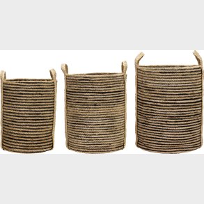 House Doctor - Opbevaringskurve - Hddungi - Sort;natural