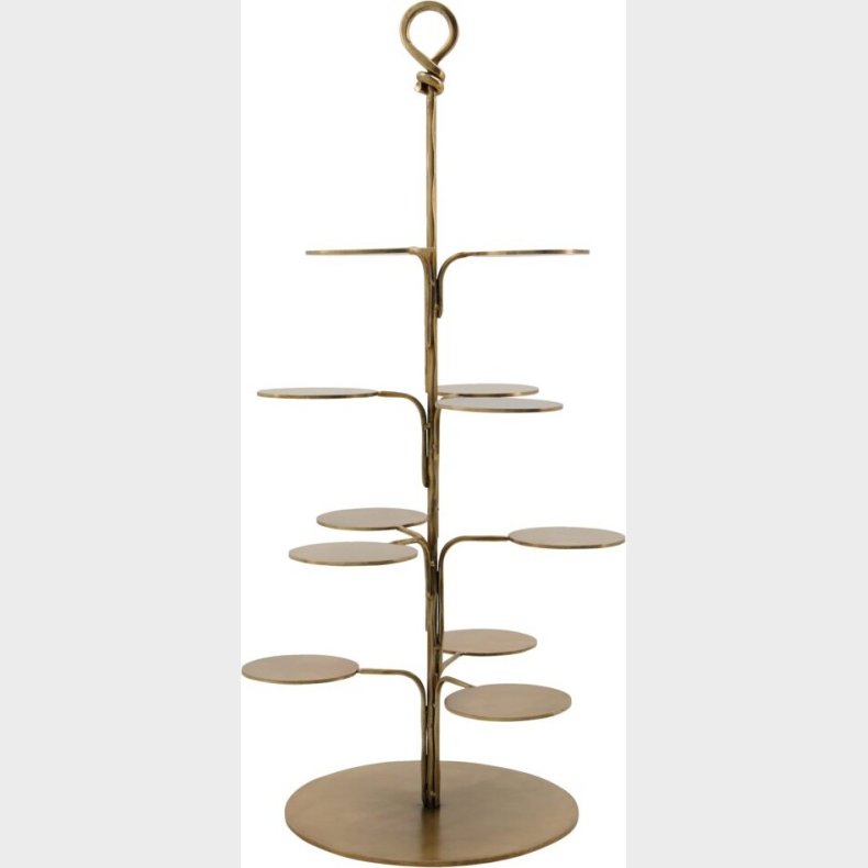 House Doctor - Etagere - Seny - Antik Messing Finish - H 40 Cm
