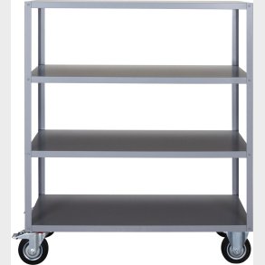 House Doctor - Reol Med Hjul - Trolley - Stl - Gr - 140x45x120 Cm