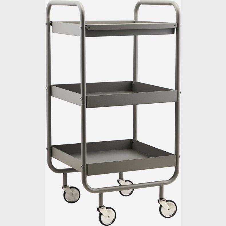 House Doctor - Rullevogn Med Hylder - Roll - Gr - Stl