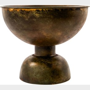 House Doctor - Dekorationsskl Med Fod - Tala - Antik Brun