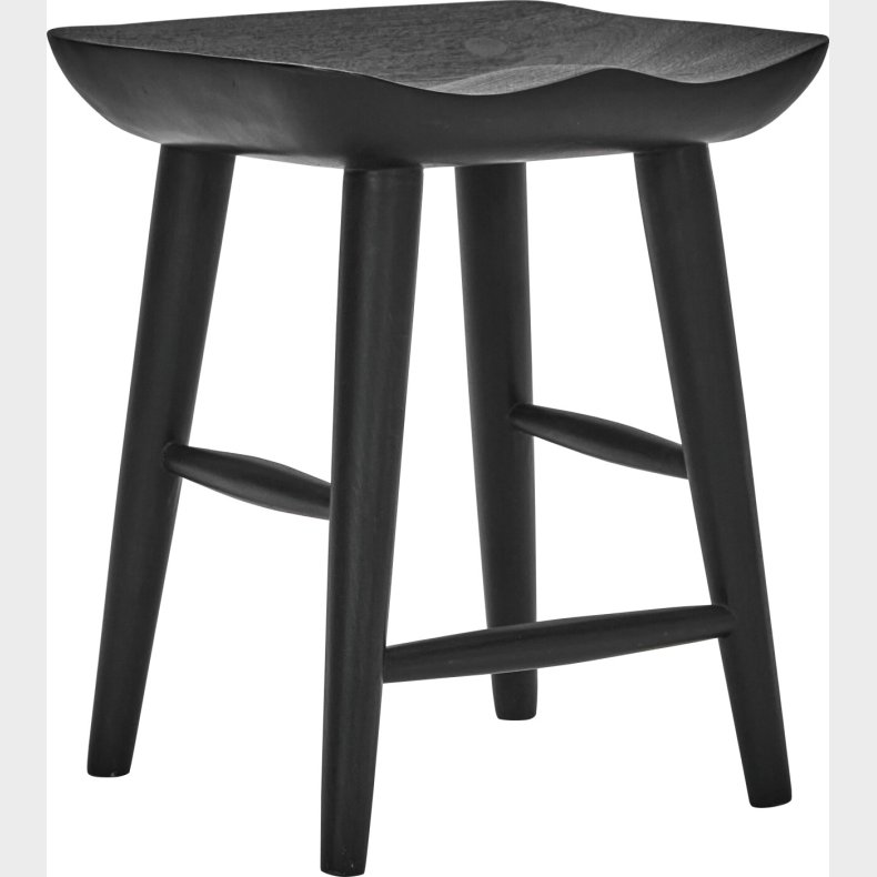 House Doctor - Skammel - Hdbar - Tr - Sort - H 46 Cm