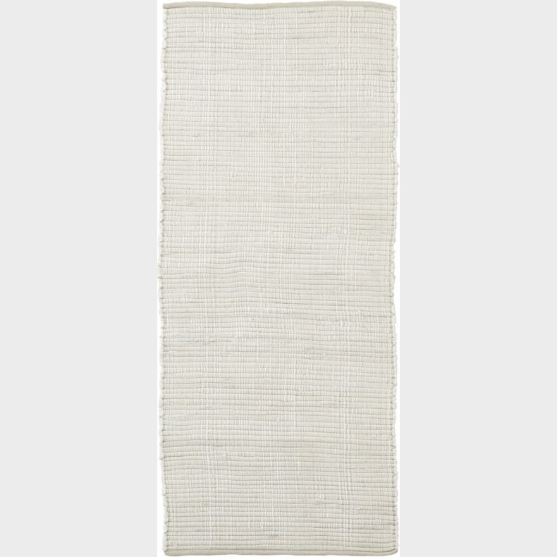 House Doctor - Gulvtppe - Chindi - Hvid - 70x160 Cm