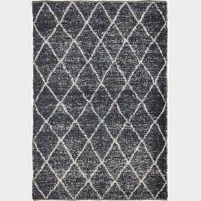 House Doctor - Gulvtppe - Cruz - Sort Og Rhvid - 140x200 Cm