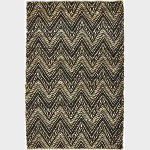 House Doctor - Gulvtppe - Monta - Natur Og Sort - 130x83 Cm