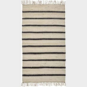 House Doctor - Gulvtppe - Sima - Sort Og Natural - 70x140 Cm