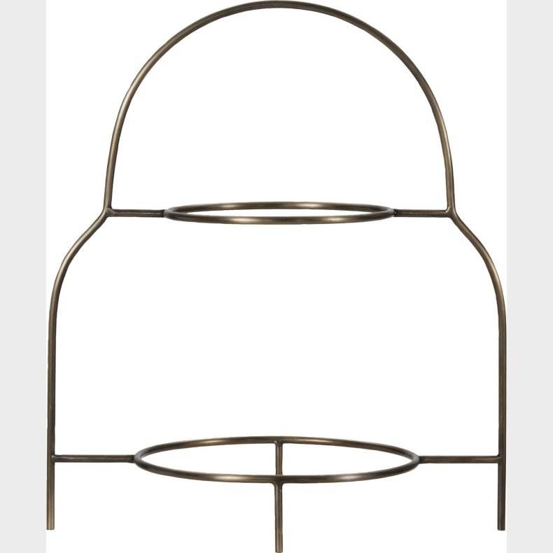 House Doctor - Tallerken Opsats - Sana - Antik Messing Finish