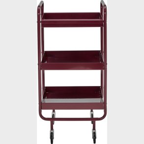 House Doctor - Rullevogn Med Hylder - Roll - Bordeaux - St�l