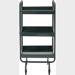 House Doctor - Rullevogn Med Hylder - Roll - Mrkegrn - Stl