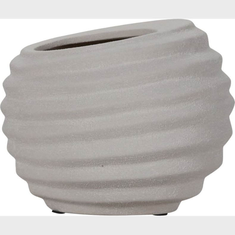 House Doctor - Urtepotteskjuler - Happ - Rhvid - 20x23 Cm