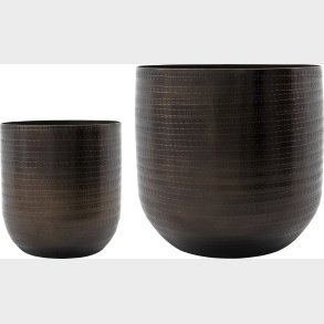 House Doctor - Urtepottekjulere - Irene - Antik Brun - 2 Stk