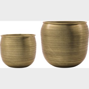 House Doctor - Urtepotteskjulere - Spot - Gylden - 2 Stk