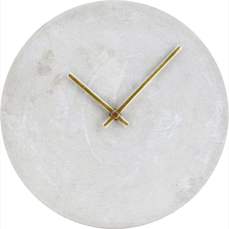 House Doctor - Vgur - Watch - Beton -  28 Cm