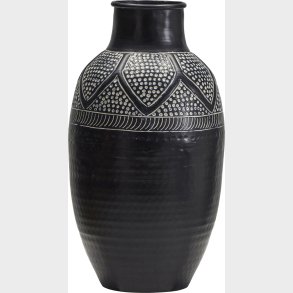 House Doctor - Vase - Bloss - Sort - Jern - H 38 Cm