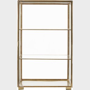 House Doctor - Vitrineskab - Glass - Messing - 56,5x35x35 Cm