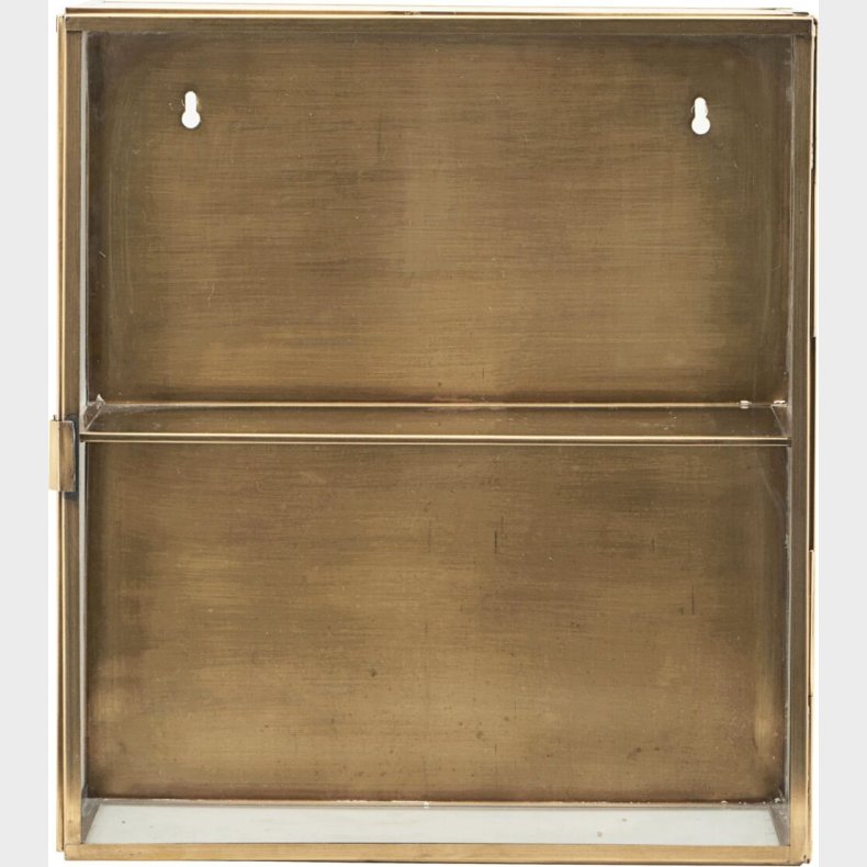 House Doctor - Vitrineskab - Glass - Messing - 40x15x35 Cm