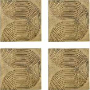 House Doctor - Vgkunst - List - Wall Art - Antik Guld Finish - 4 Stk