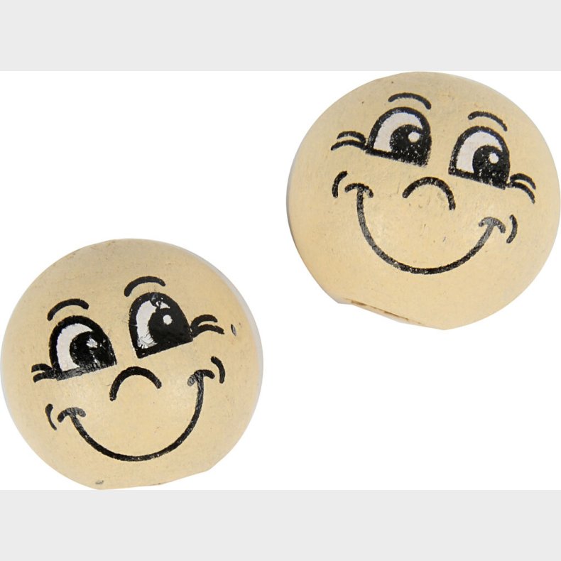 Hoved -  12 Mm - Lys Pudder - 20 Stk.