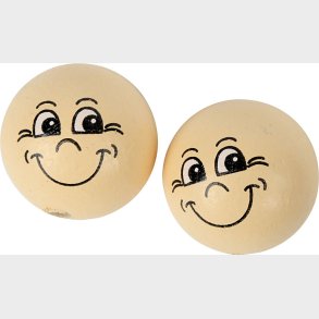 Hoved -  22 Mm - Lys Pudder - 10 Stk.