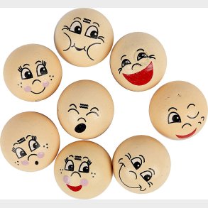 Hoveder -  20 Mm - Lys Pudder - 16 Stk.