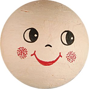 Hoveder -  40 Mm - Lys Pudder - 5 Stk.