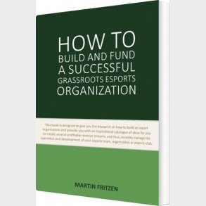 How To Build And Fund A Successful Grassroots Esports Organization - Martin Fritzen - English Book