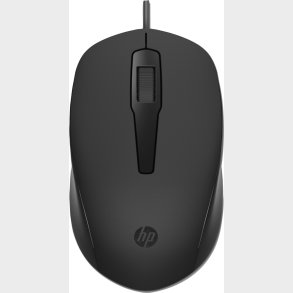 Hp - 150 Wired Mouse, Black
