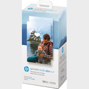 Hp - Sprocket Studio Plus Cartridge 108-pack (hpis4x6c108)