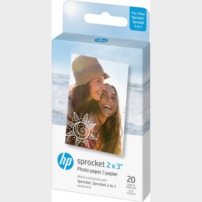 Hp - Zink Paper Sprocket For Luna 2x3 - 20 Pack