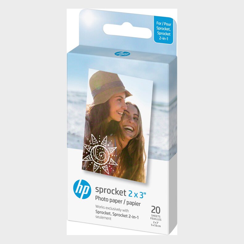 Hp - Zink Paper Sprocket For Luna 2x3 - 20 Pack