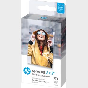 Hp - Zink Paper Sprocket For Luna 2x3 - 50 Pack